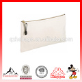 High Quality Travel Zipper Fashion canvas Pouch Bag With Logo Customized